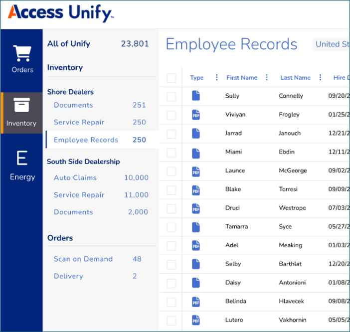 What's New in Access Unify | Services Portal